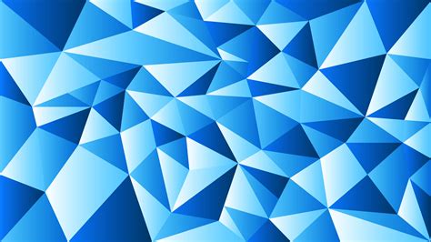 wallpaper ilustrasi abstrak simetri biru segi tiga pola