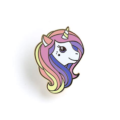 Rainbow Unicorn Enamel Pin — Luxcups Creative