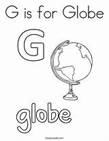 Coloring Globe Pages Color Printable Favorites Login Add Getcolorings sketch template
