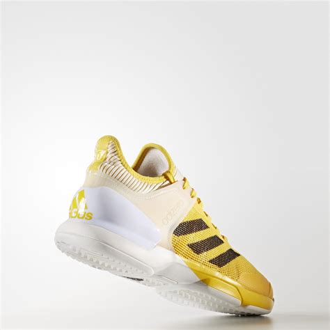 adidas mens adizero ubersonic  tennis shoes yellow tennisnutscom