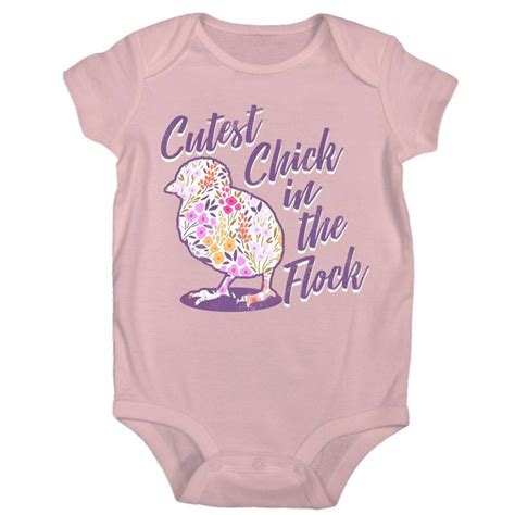 Infant Cutest Chick In The Flock Onesie Theisens Home And Auto