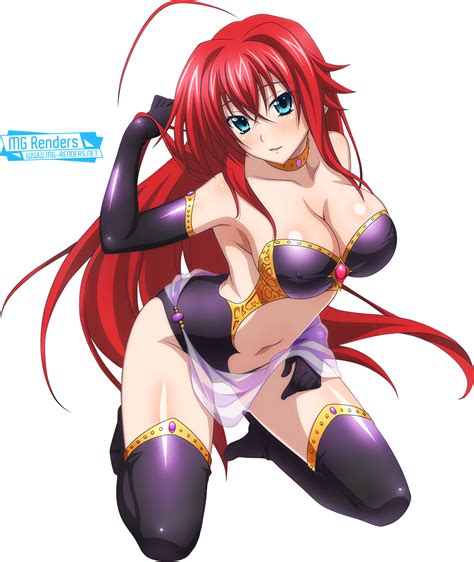 High School Dxd Rias Gremory Render 235 Anime Png