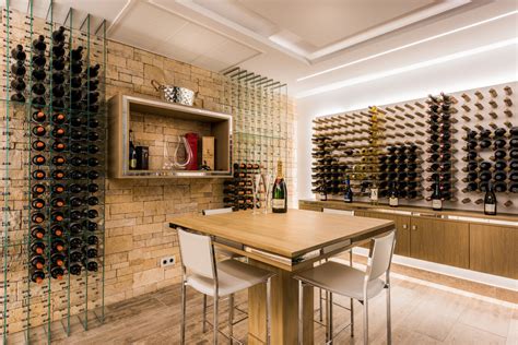 contemporary wine cellar designs   add  touch  elegance   home
