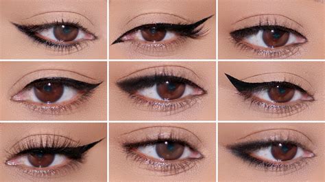eyeliner styles  hooded eyes easy beginner