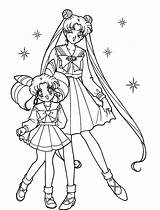 Sailor Moon Coloring Pages Sister Printable Big Birthday Happy Brother Chibi Anime Sisters Color Print Getcolorings Gif Choose Board Adult sketch template