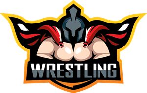 wrestling logo png vector