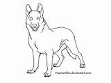 Coloring German Shepherd Pages Drawing Line Dog Easy Face Puppy Animals Sheperd Cute Getdrawings Print sketch template
