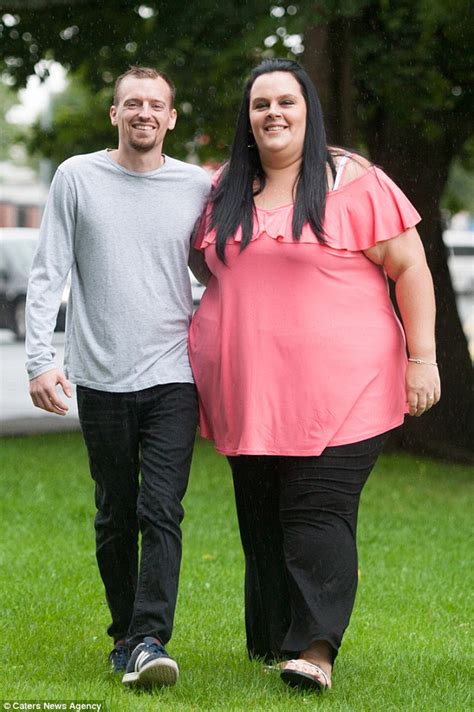Woman Weighs 16st More Than Her Super Slim Husband Daily Mail Online