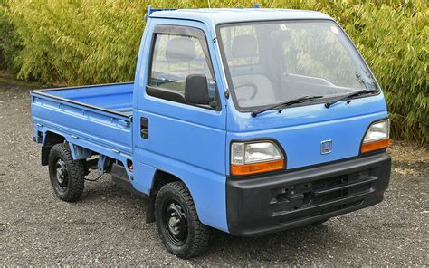 honda kei mini truck rare color rust   speed  reserve auction  sale honda