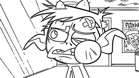 beast boy coloring sheet ryan fritzs coloring pages