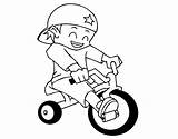 Tricycle Coloring Boy Colorear Coloringcrew Book sketch template
