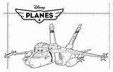 Planes Coloring Pages Kids Print Color Disney Pixar sketch template