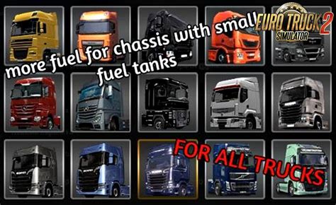 increasing fuel tank capacity  ets mods euro truck simulator  mods ets trucks maps