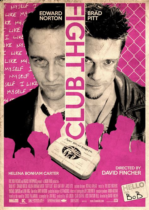 fight club alternative film poster andiewington posterspy