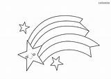 Stern Ausmalbild Malvorlage Comets Ausmalen Comet sketch template
