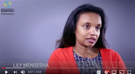 ethiopian activist lily mengesha speaks   media freedom