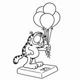 Garfield Coloring Pages Books Cat sketch template