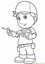 Coloring Pages Handyman Getcolorings Manny Handy Color sketch template