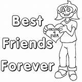 Friendship Coloring Pages Friend Quotes Printable Friends Forever Colouring Bff Sheets Quotesgram Kids Cards Says Quote Girls Happy Cartoon Worksheets sketch template
