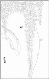 Coloring Garden Japanese Designlooter 92kb 1280px sketch template