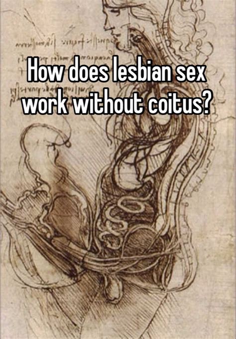 How Does Lesbian Sex Work Without Coitus