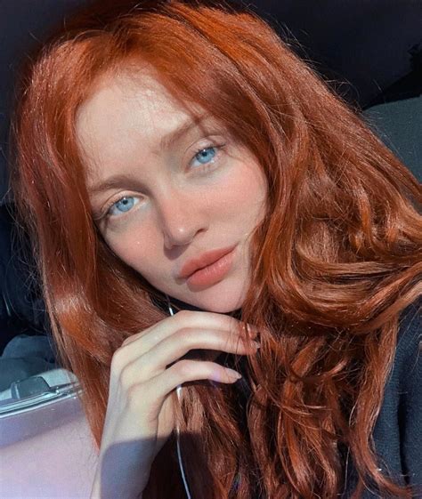 angelina michelle on instagram “💠” in 2019 red hair blue eyes beautiful red hair red hair color