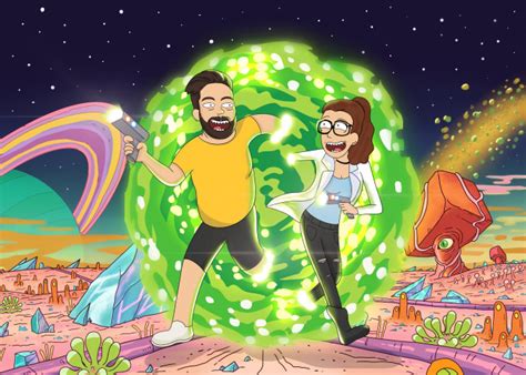 Draw Your Rick And Morty Cartoon Character By Kalafatgokhan Fiverr