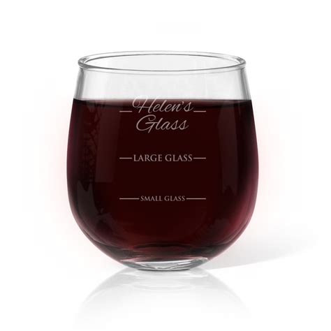 engraved stemless wine glasses bigw