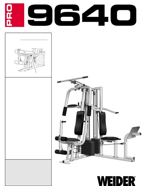 Weider Home Gym Wesy96400 User Guide