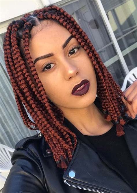 Short Box Braid Hairstyles Perfect For Warm Weather Beauty Motherhood