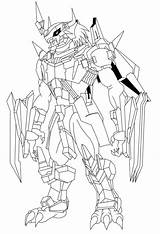 Line Wargreymon Pyrus Leonidas Digimon Antibody sketch template