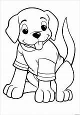 Puppy Pages Coloring Great Color Print sketch template