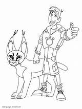 Kratts Wild Coloring Pages Printable Kratt Kids Creature Martin Print Color Panther Sheets Sheet Adventure Book Popular Lynx Getdrawings Getcolorings sketch template