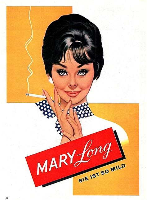 Archie Dickens Mary Long Cigarette Ad 1963 Vintage Ads Vintage