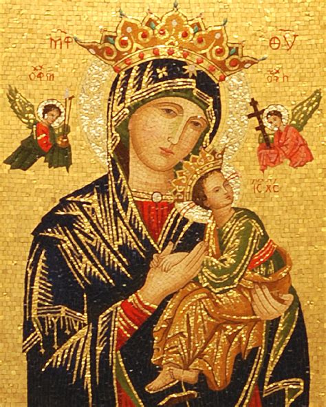 celebrating  feast   mother  perpetual  icon  love filcatholic