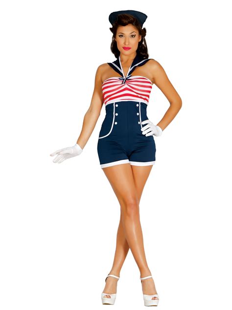 Sailor Pin Up Costume For Women Adults Costumes And Fancy