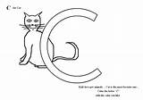 Coloring Letter Pages Kids Printable Clipart Sheets Cat Alphabet Pdf Print Library Coloringhome Popular Preschool Studyvillage Yawns sketch template