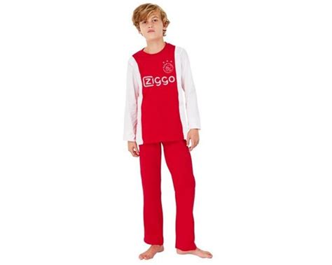 ajax pyjama wit rood wit ziggo kind egbertssportnl