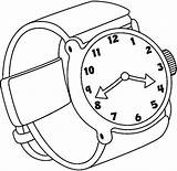 Pulsera Wrist Relojes Muñeca sketch template