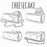 Cheesecakes Cheesecake Vastgestelde Kaastaart Vetri Vari Bevande Insieme Paglie Succhi Pacco Variopinte Frullati Sane Limonate Veleri Stabilita Nero sketch template