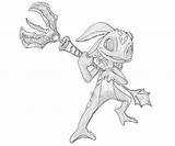 Legends League Gragas Character Coloring Pages Another sketch template