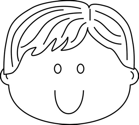 boy faces coloring pages printable