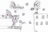 Nazo Vs Shadow Silver Coloring Pages Sonic Hedgehog Deviantart P1 Template sketch template