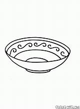 Coloring Soup Pages Plate Para Dishes Colorear Platos Colorkid Kids Dish Childrencoloring sketch template