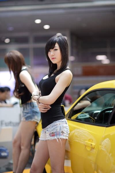 hwang mi hee at chevrolet exhibitions part 3 cars and girls