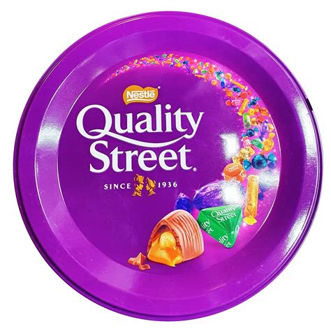quality street assorted chocolates tin