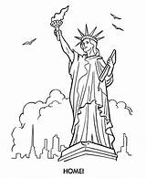 Statue Liberty Coloring Pages Forces Armed Printable Cliparts Sketch Color Sheets Drawing York Marine Getcolorings Getdrawings Book Clipart Gif Line sketch template