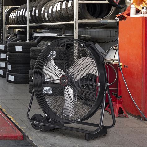 xtremepowerus high velocity electric industrial  home shop floor fan