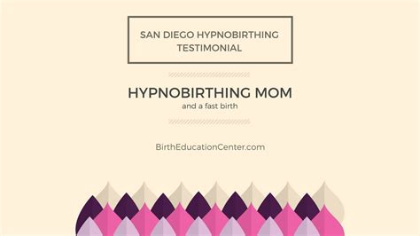 A Hypnobirthing Success Story And A Fast Birth Youtube