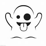 Emoji Coloring Pages Ghost Kids sketch template